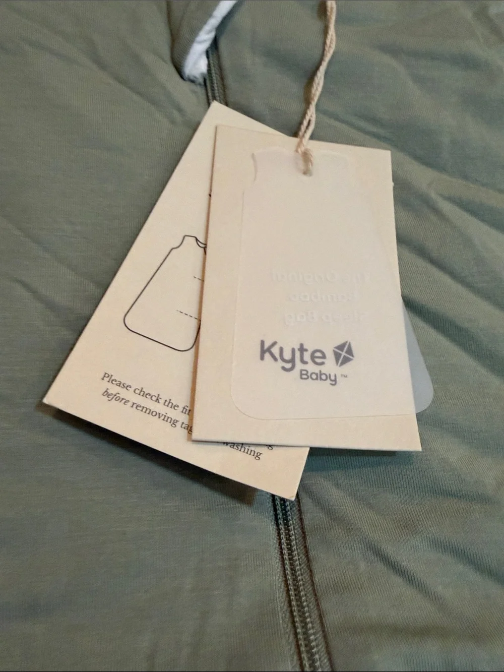 Sleep Bag Walker in Sage 1.0 Tog - Green - L